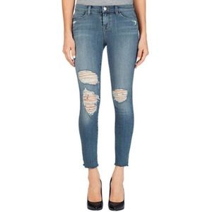 J brand fury distressed crop jeans